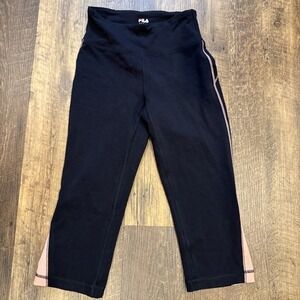 Fila‎ Sport Athletic Pants Juniors XS Black Workout